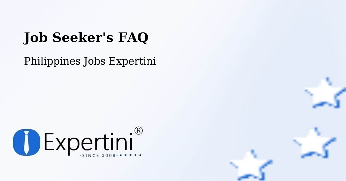 Job Seeker FAQ – Buhangin - Philippines Jobs Expertini
