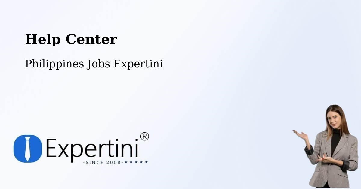Help Center – Buhangin - Philippines Jobs Expertini